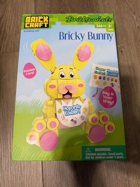 Bricky Bunny Building Set - Yellow & Pink